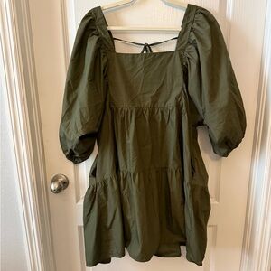 A New Day Forest Green Dress